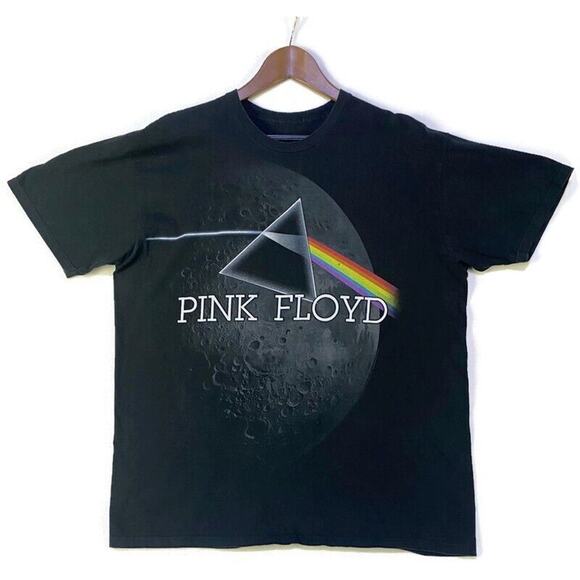 Pink Floyd Classic T-Shirt Men's Size Large Dark Side Of The Moon Rainbow Prism - Picture 1 of 9